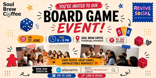 Revive Social Board Games Night