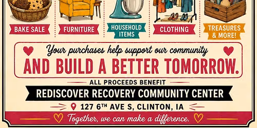 Rediscover Recovery Parking Lot Sale