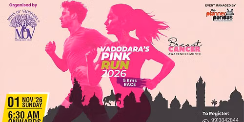 VADODARA'S PINK RUN 3.0