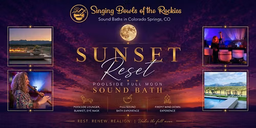 Sunset Reset: Floating Full Moon Sound Bath