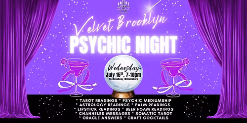 Velvet Brooklyn Psychic Night!