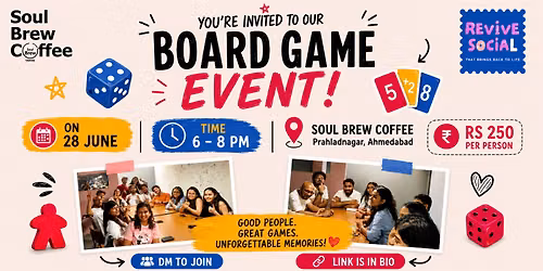 Revive Social Board Games Night
