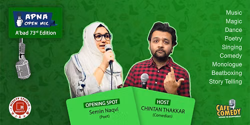 Apna Open Mic - Ahmedabad - 73rd Edition