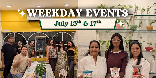 Paint,Play & Connect at CPL Rajpath-Rangoli (July 13th & 17th)