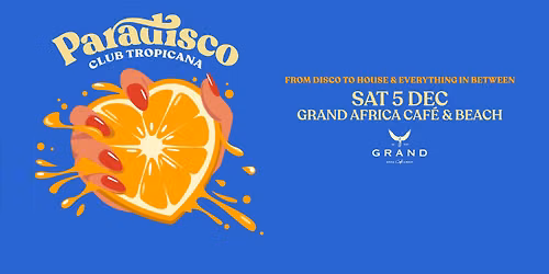 Paradisco - Club Tropicana - 5 December 2026
