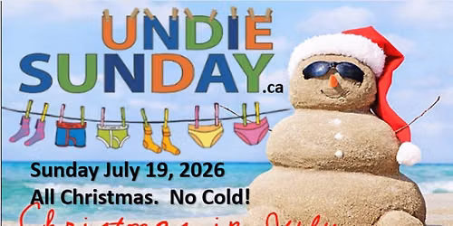 UndieSunday.ca Christmas in July!