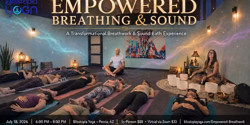 EMPOWERED BREATHING & SOUND | Breathwork + Crystal Sound Bath + Cacao Circle