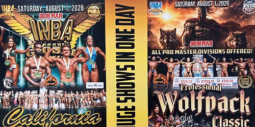 INBA California Naturals plus PNBA Pro Wolfpack & Cougar Classic Competition
