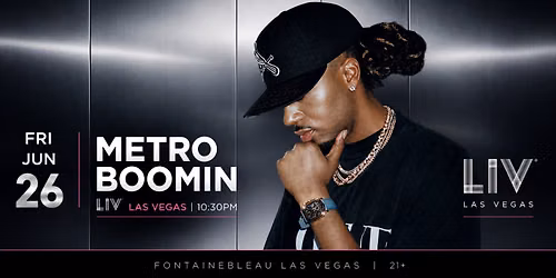 Metro Boomin at LIV Nightclub Las Vegas Friday, June 26, 2026