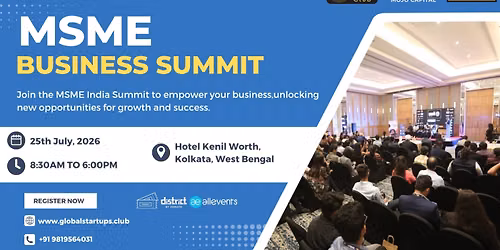 MSME Business Summit 2026 Kolkata