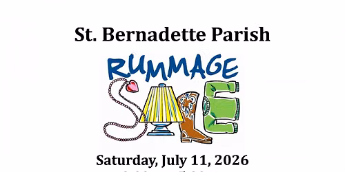 St. Bernadette Parish Rummage Sale