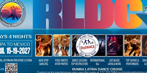 Rumba Latina Dance Cruise 2027 with a Promo Code SkyDANCE Discount