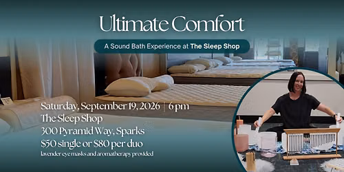 Ultimate Comfort: A Sound Bath Experience at The Sleep Shop