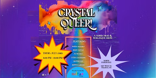 Crystal Queer: A Sober Drag & Burlesque Show
