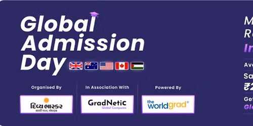 Global Admission Day - by GradNetic in Association of DivyaBhaskar & The WorldGrad