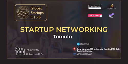 GLOBAL STARTUPS CLUB l STARTUP NETWORKING Toronto 2026