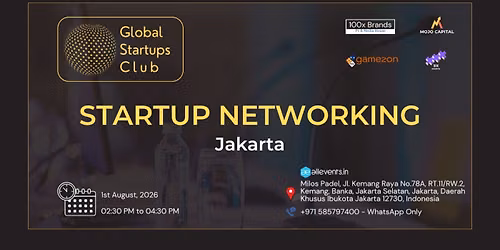 GLOBAL STARTUPS CLUB l STARTUP NETWORKING Jakarta 2026