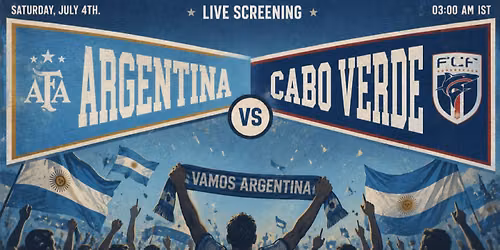Argentina vs Cabo Verde - Round of 32