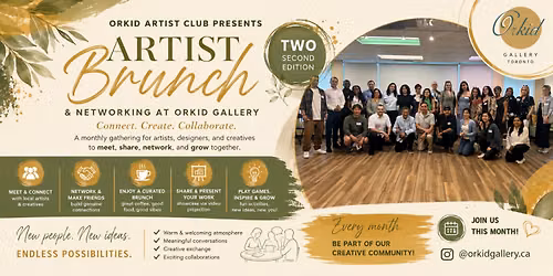 Artist Brunch and networking at Orkid Gallery