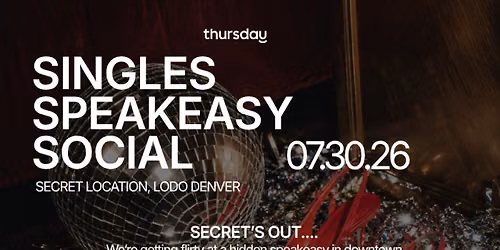 Singles Speakeasy Social (25+)