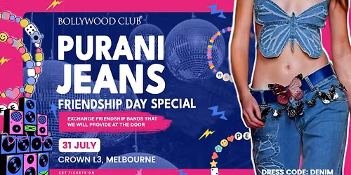 Bollywood Club Presents Purani Jeans at Crown, Melbourne