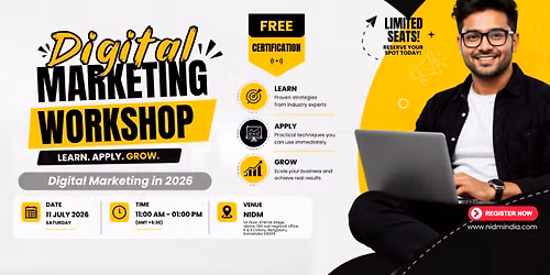 FREE DIGITAL MARKETING WORKSHOP 2026