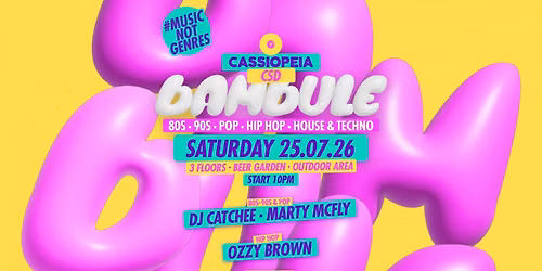 CSD Bambule (80s, 90s, Pop, Hip Hop, House & Techno)
