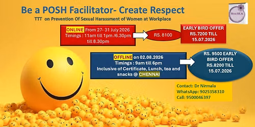 Be a POSH Facilitator