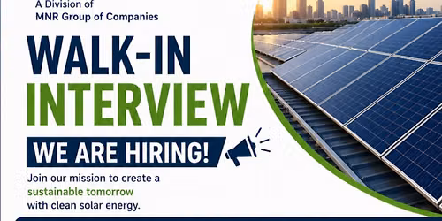 Walk in interview 