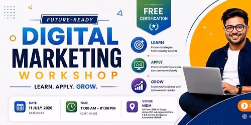 Digital Marketing Event For Freshers & Job Seekers