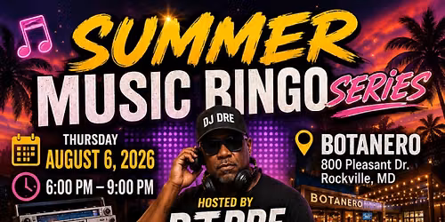MUSIC BINGO GAME NIGHT