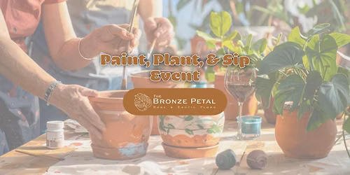 Paint, Plant, & Sip Event