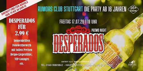 DIE PARTY ab 16 Jahren - Stuttgarts angesagteste 16er Party!