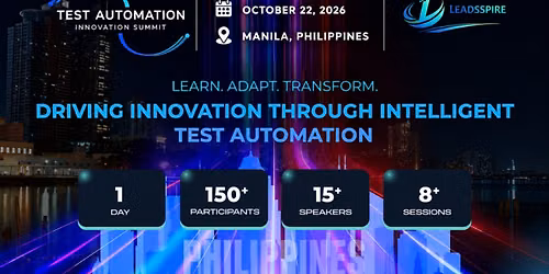 Test Automation Innovation Summit | Manila