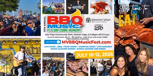 BBQ Music Fest - July 10-12, 2026