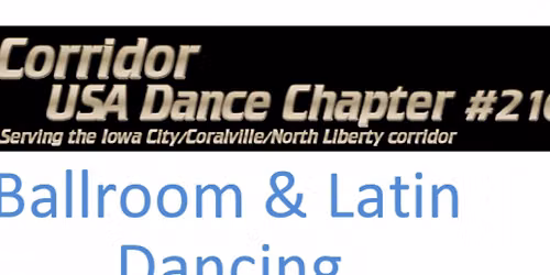 Ballroom and Latin Social Dancing at Old Brick, Friday, August 7, 7:00 pm