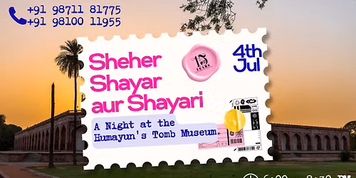 Sheher Shayar aur Shayari: A Night at the Humayun's Tomb Museum
