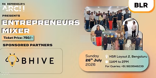 Entrepreneur's Mixer (Bengaluru)