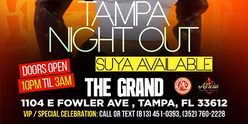 Afrobeats Night Out Tampa