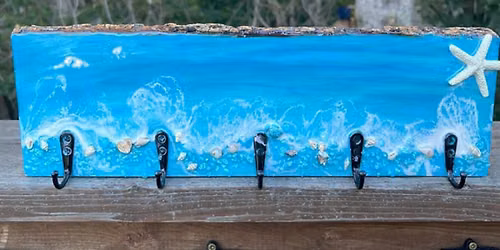 Resin Ocean Wave Wall Hanger ~ADVANCED RESERVATION REQUIRED
