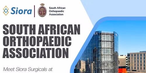 Meet Siora Surgicals at SAOA 2026 \u2013 Advancing Orthopaedic Care Together