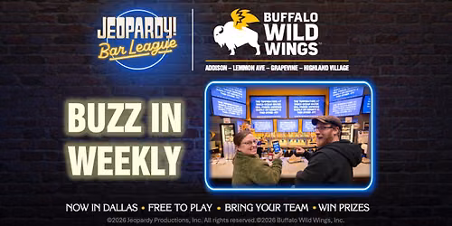 Jeopardy! Bar League is Now in Dallas!