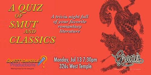 Smutty Little Trivia Night