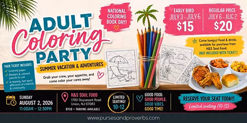 Adult Coloring Party - 8\/2