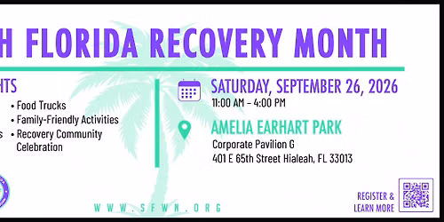 South Florida Wellness Network - 2026 South Florida Recovery Month Event (Miami-Dade)