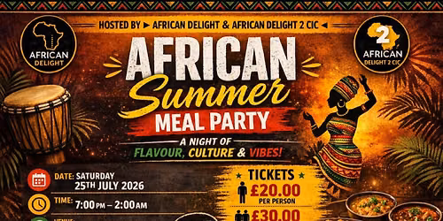 African Summer Meal Party