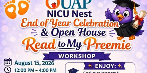 Read to My Preemie Workshop: NICU Nest End of Year Celebration & Open House