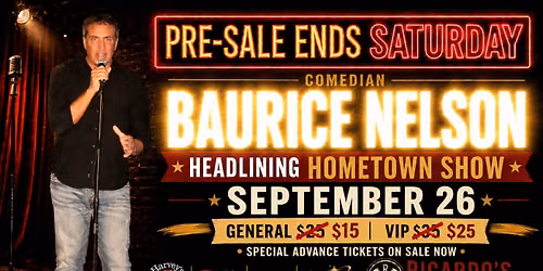 BAURICE NELSON - HOMETOWN SHOW LIVE