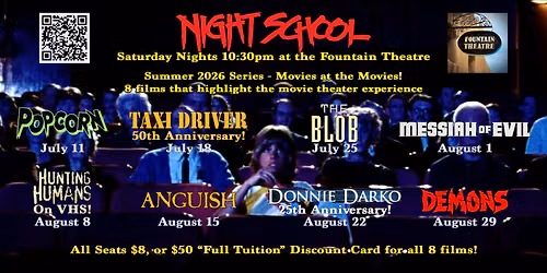 Night School Film Series: Movies at the Movies!