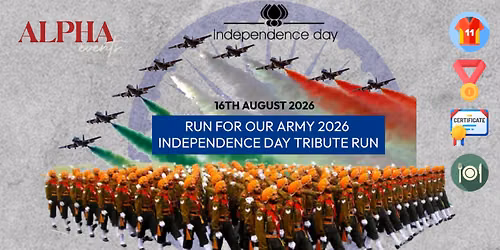 RUN FOR OUR ARMY 2026 - INDEPENDENCE DAY TRIBUTE RUN